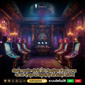 มีแค่บาทเดียวก็เริ่มได้ เว็บสล็อต ฝาก 1 บาท รับ 50 ล่าสุด โปรสุดคุ้มที่ใครก็เล่นได้จริง